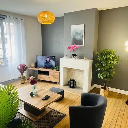 « bel' Epoque » Proche Vieille 6 Pers, Wifi דירה בולון-סור-מאר