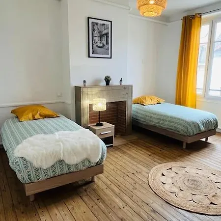 « bel' Epoque » Proche Vieille 6 Pers, Wifi דירה בולון-סור-מאר